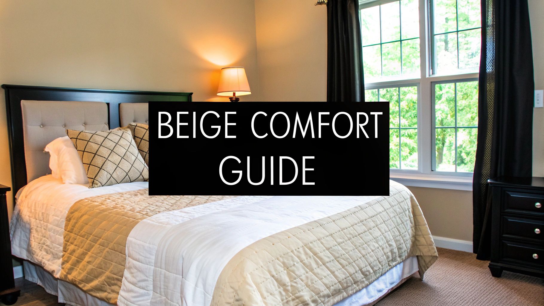 Choosing a Beige and White Comforter