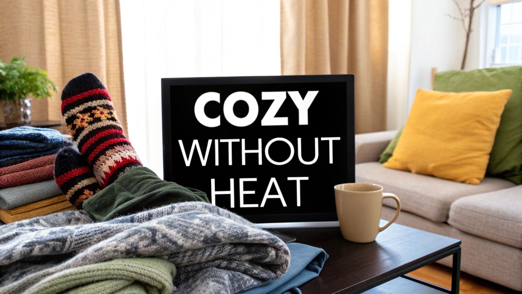 How to Keep Warm Without Heating Your Home
