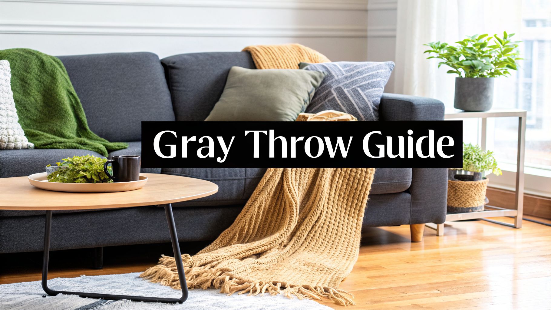 Grey Throw Blankets: How to Choose and Style the Perfect Look