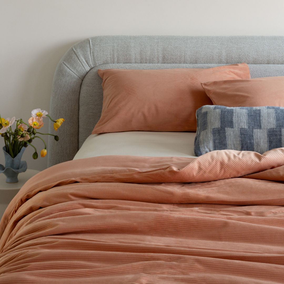 Spiced Citrus Corduroy Comforter Set