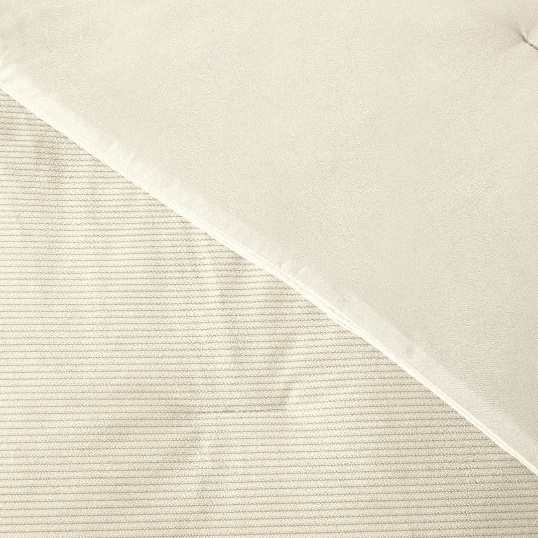 Vanilla Corduroy Comforter Set