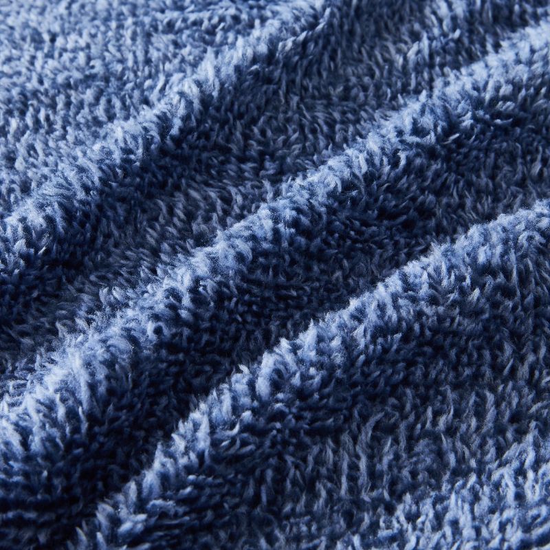 Blue Spec Snuggle Fleece Comforter Set