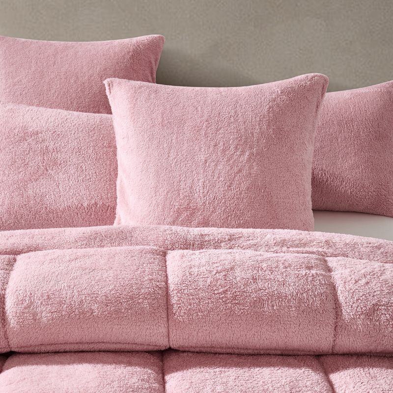 Blush Snuggle Fleece Comforter Set