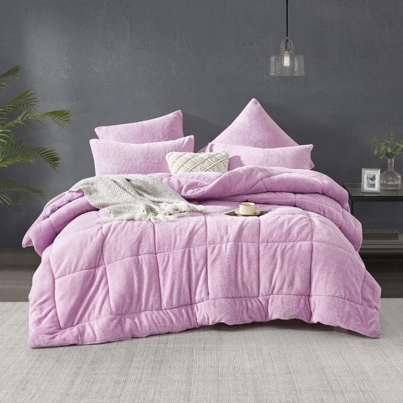Calm Lavender Snuggle Fleece Comforter Set
