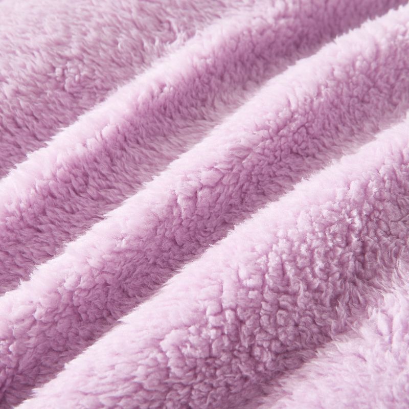 Calm Lavender Snuggle Fleece Comforter Set