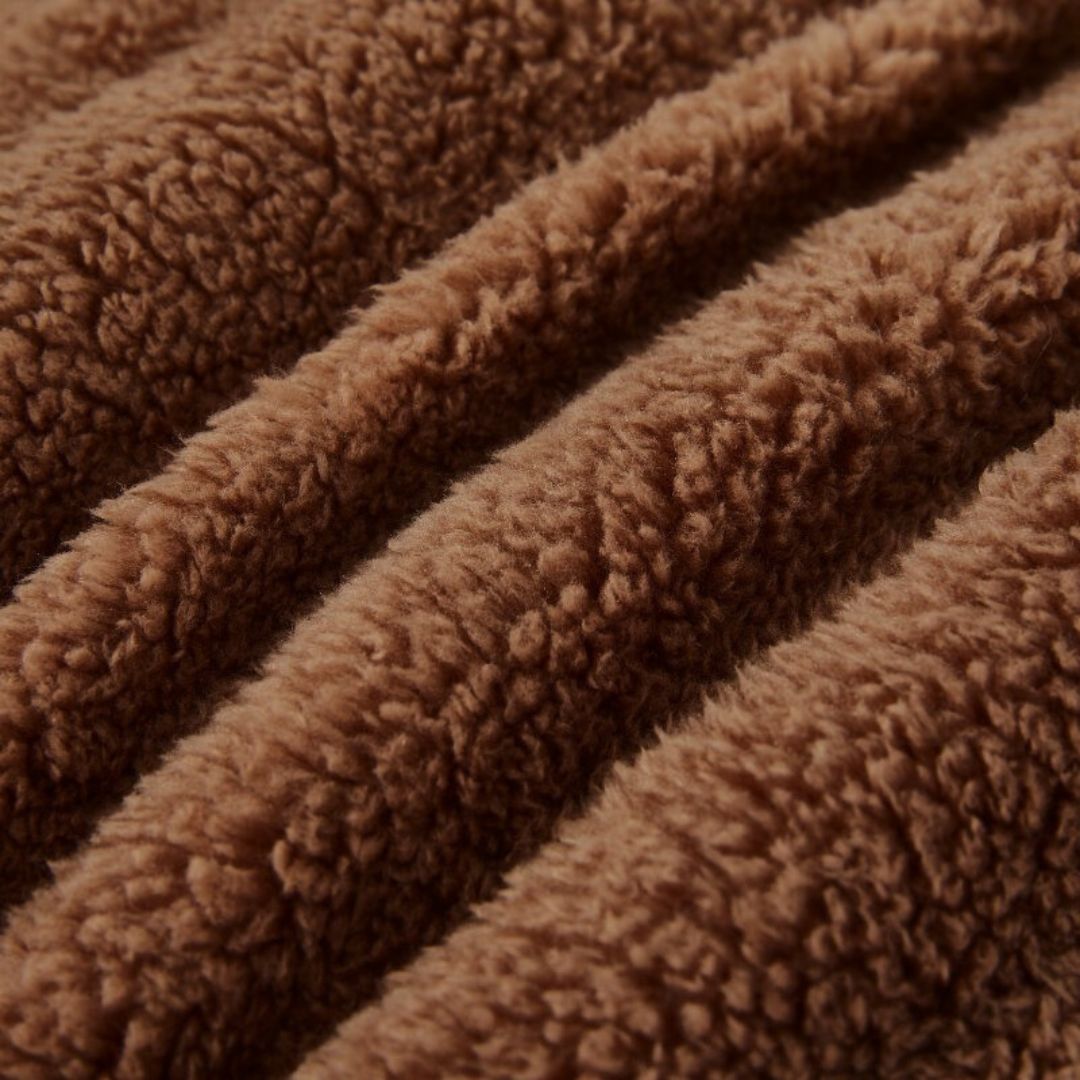 Mocha Snuggle Fleece Comforter Set