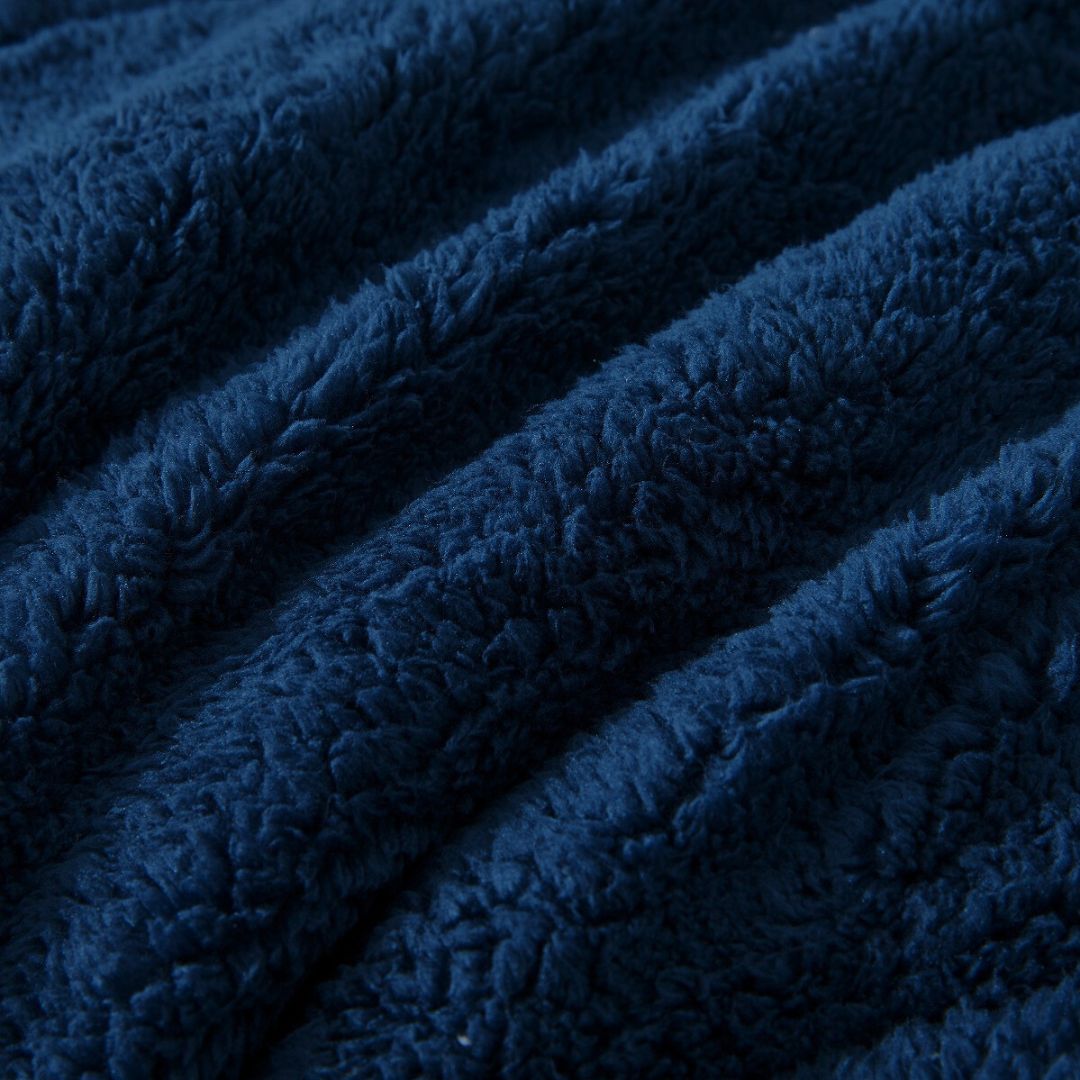 Midnight Blue Snuggle Fleece Comforter Set