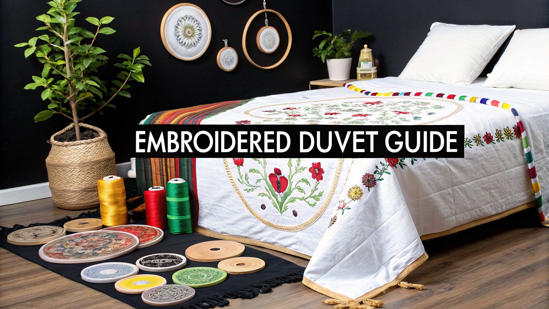 Your Guide to Embroidered Duvet Covers