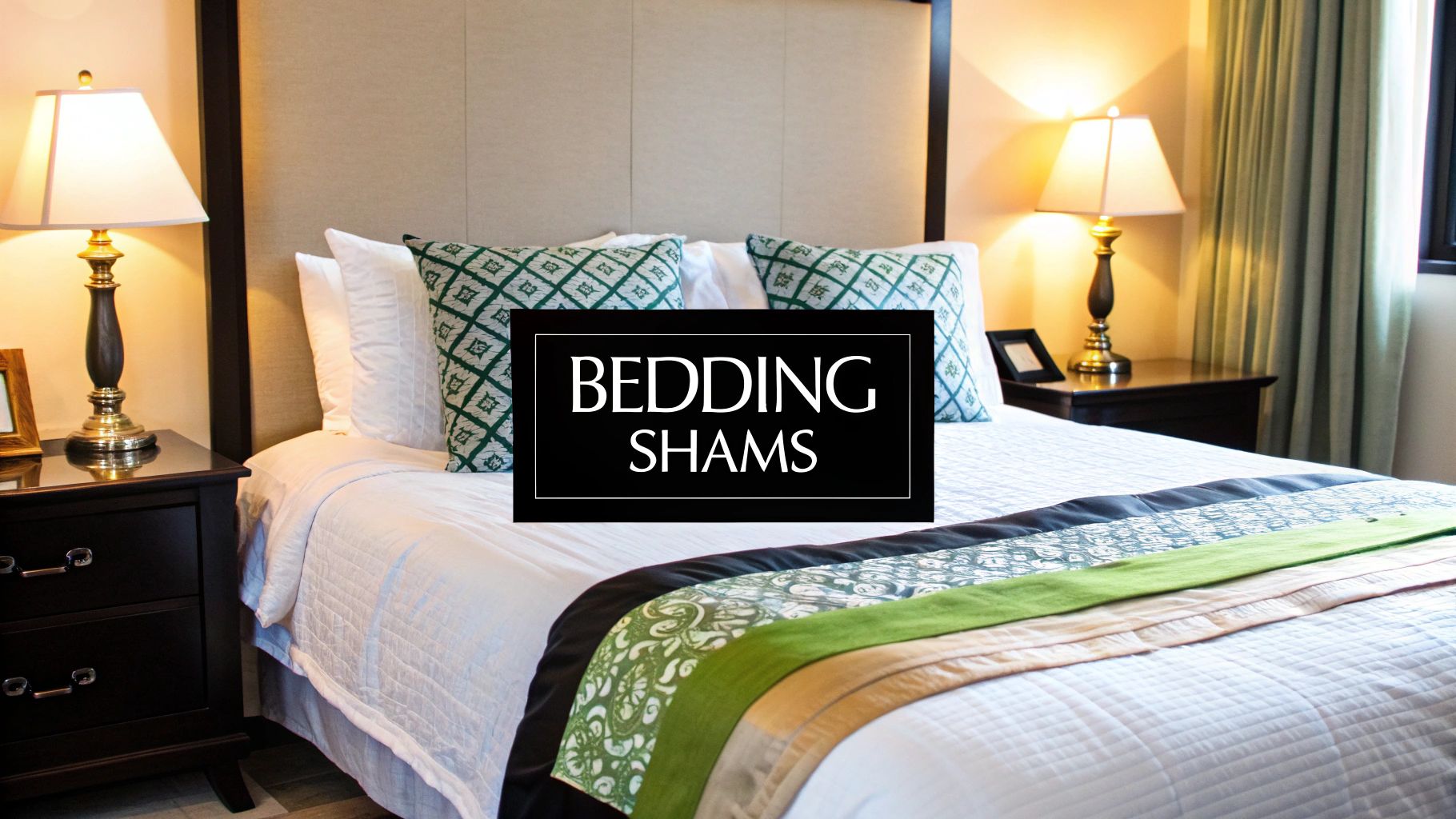 What are bedding shams? A simple guide to styling your bed