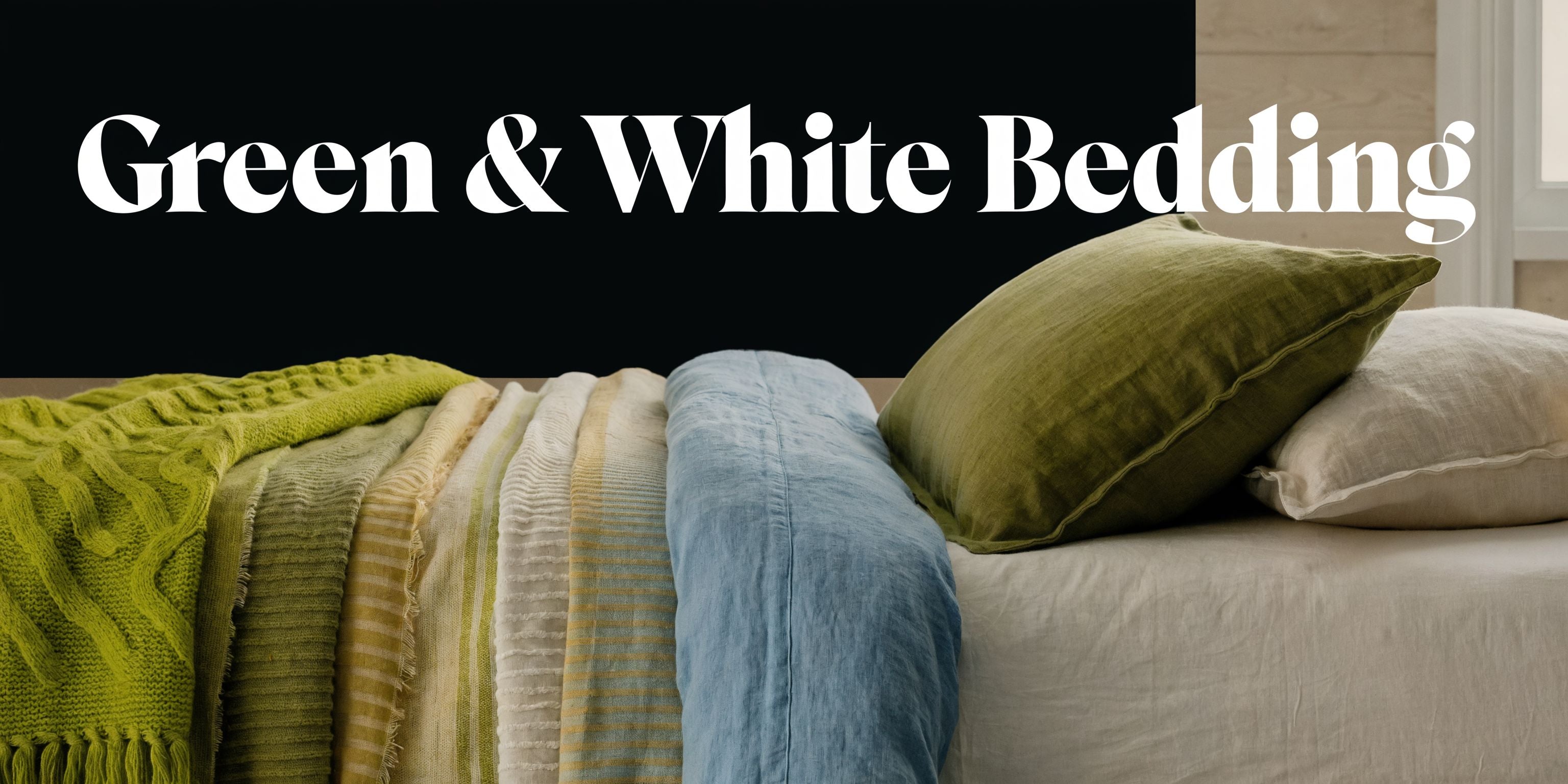 Green and white bedding: Elevate Your Space with Green & Whi