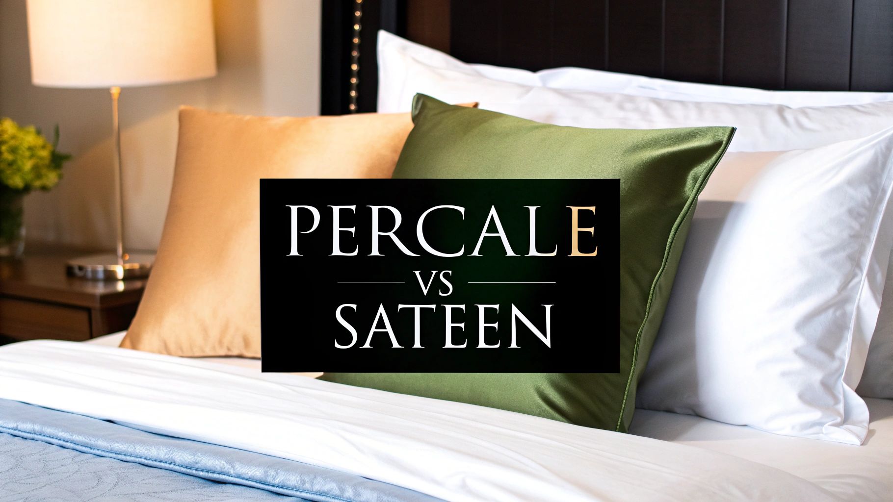 Percale vs Sateen: Which Bed Sheet is Right for You?