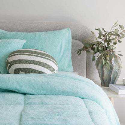 Mint All Seasons Snuggle Fleece Comforter Set