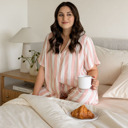 Vanilla Corduroy Comforter Set