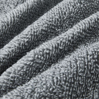 Morgan and Reid Grey Spec Snuggle Fleece Comforter Set