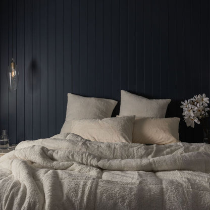 Ivory Snuggle Fleece Comforter Set