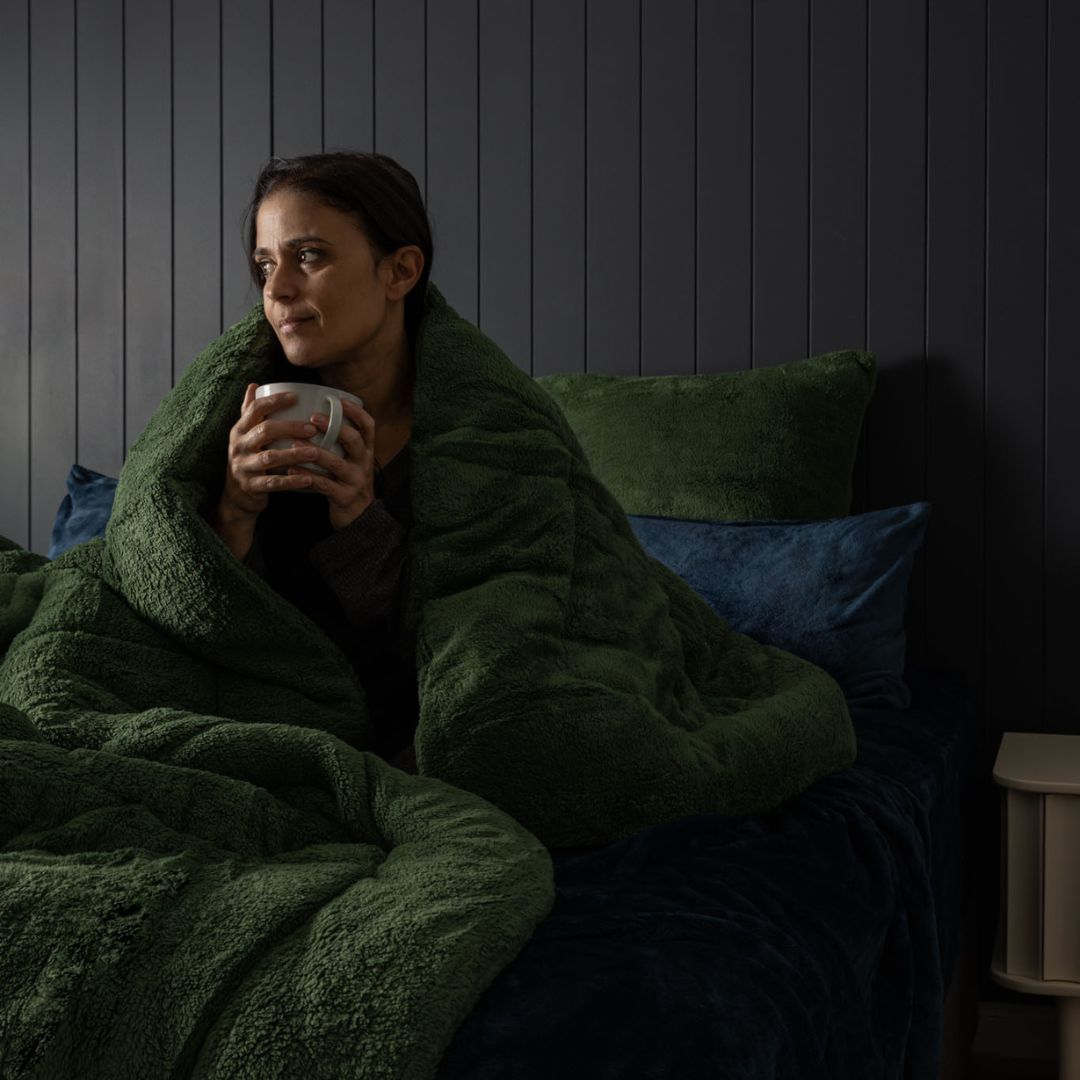 Morgan and Reid Jungle Snuggle Fleece Comforter Set