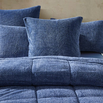 Blue Spec Snuggle Fleece Comforter Set