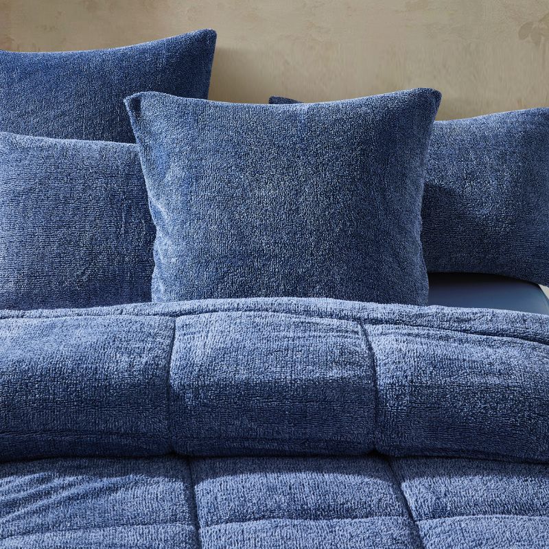 Blue Spec Snuggle Fleece Comforter Set