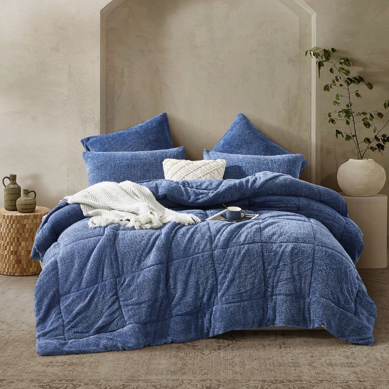 Blue Spec Snuggle Fleece Comforter Set