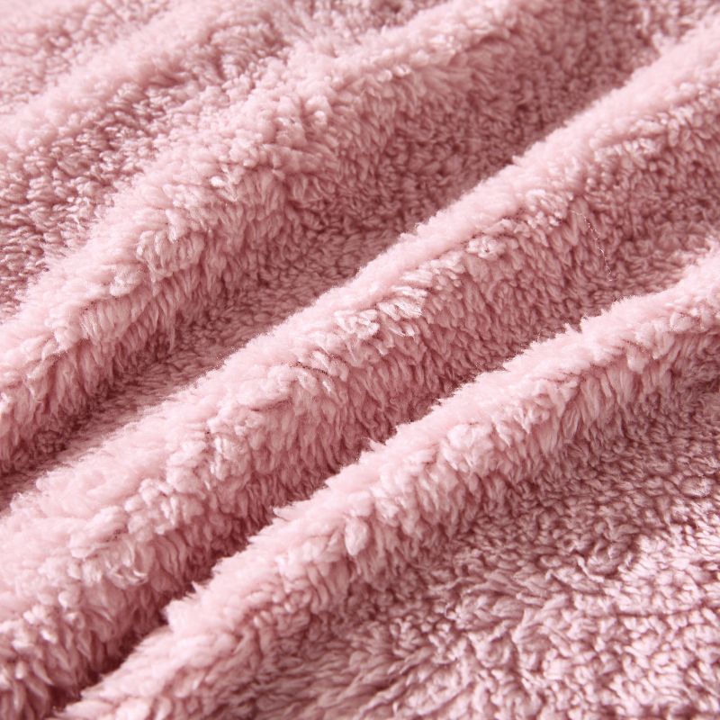 Blush Snuggle Fleece Comforter Set