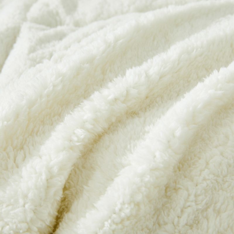 Ivory Snuggle Fleece Comforter Set