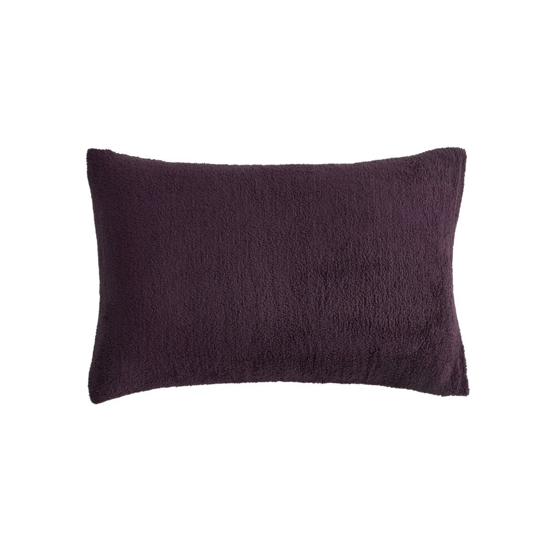 Morgan and Reid Plum Snuggle Fleece Comforter Set