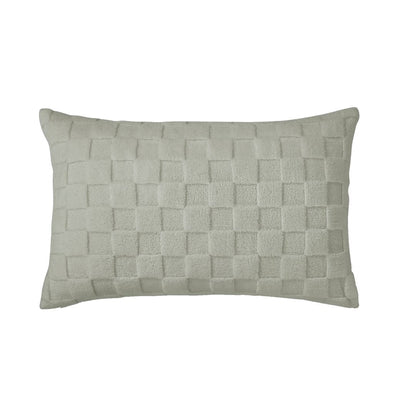 Checkered Soft Sage Snuggle Fleece Comforter Set